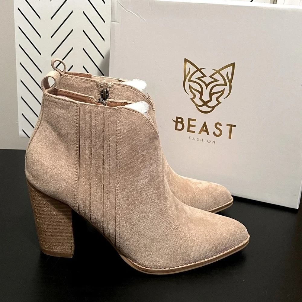 Beast Fashion, Jackie Ankle Boots NWT
